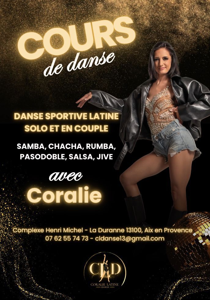 Affiche Coralie Latine Danse